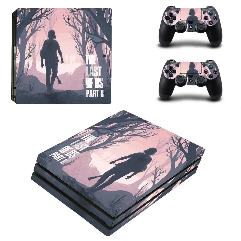 Последний из нас часть 2 PS4 Pro наклейка для кожи виниловая наклейка для sony Playstation 4 консоль и 2 контроллера PS4 Pro наклейка для кожи