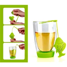 Силиконовый рыбий чай лист заварки специй фильтр для заваривания трав фильтр диффузор