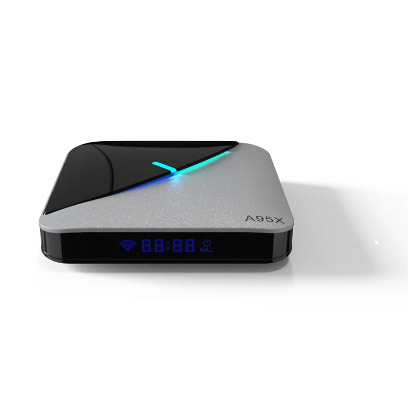 A95X F3 AIR Amlogic S905X3 Smart tv Box Android 9,0 4G 64G медиаплеер 4K Google голосовой помощник WiFi Поддержка IP tv медиаплеер
