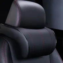 Автомобильная подушка с 3D эффектом Памяти, хлопковая пена, дышащая подушка для поддержки шеи, защита для отдыха, дорожный подголовник, подушка, авто аксессуары