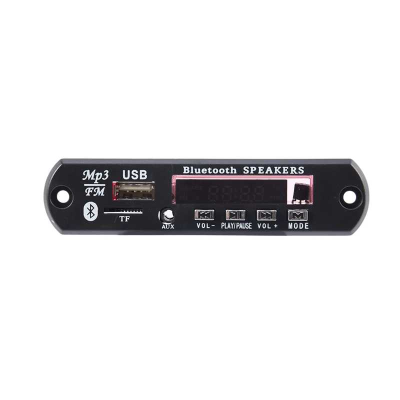 Автомобильный аудио Bluetooth USB SD TF MP3 WMA декодер доска 12 В беспроводной аудио модуль аудио плеер модуль WMA доска динамик