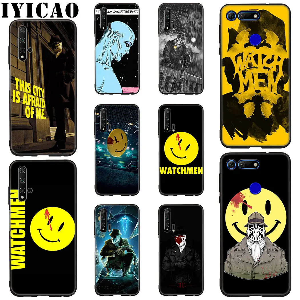 IYICAO Watchmen TV Series Silicone Soft Case for Honor View 20 8C 8X 8 9 10 Lite 6A 7C 7X 7A 9X Pro Note | Мобильные телефоны и