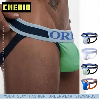 

Sexy Gay Men Underwear Cueca Tanga Men Jockstrap Cotton Breathable Sissy Panties Men Lingerie Ropa Interior Hombre Thongs OR96