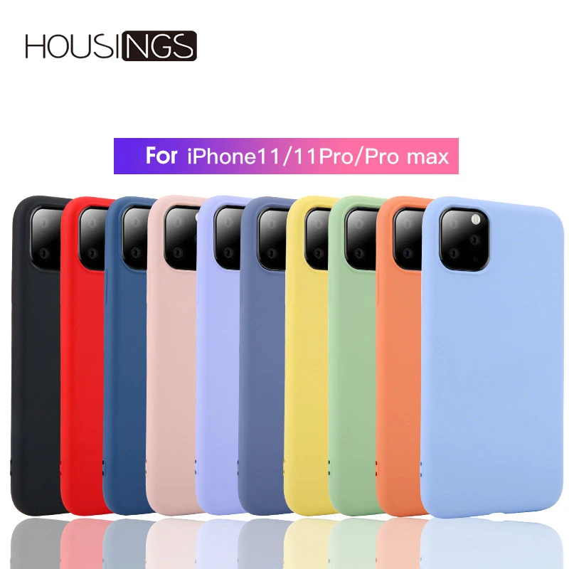 Силиконовый однотонный чехол для iPhone 11 Pro Max ярких цветов мягкий модный XR Xs 7 8 Plus| |