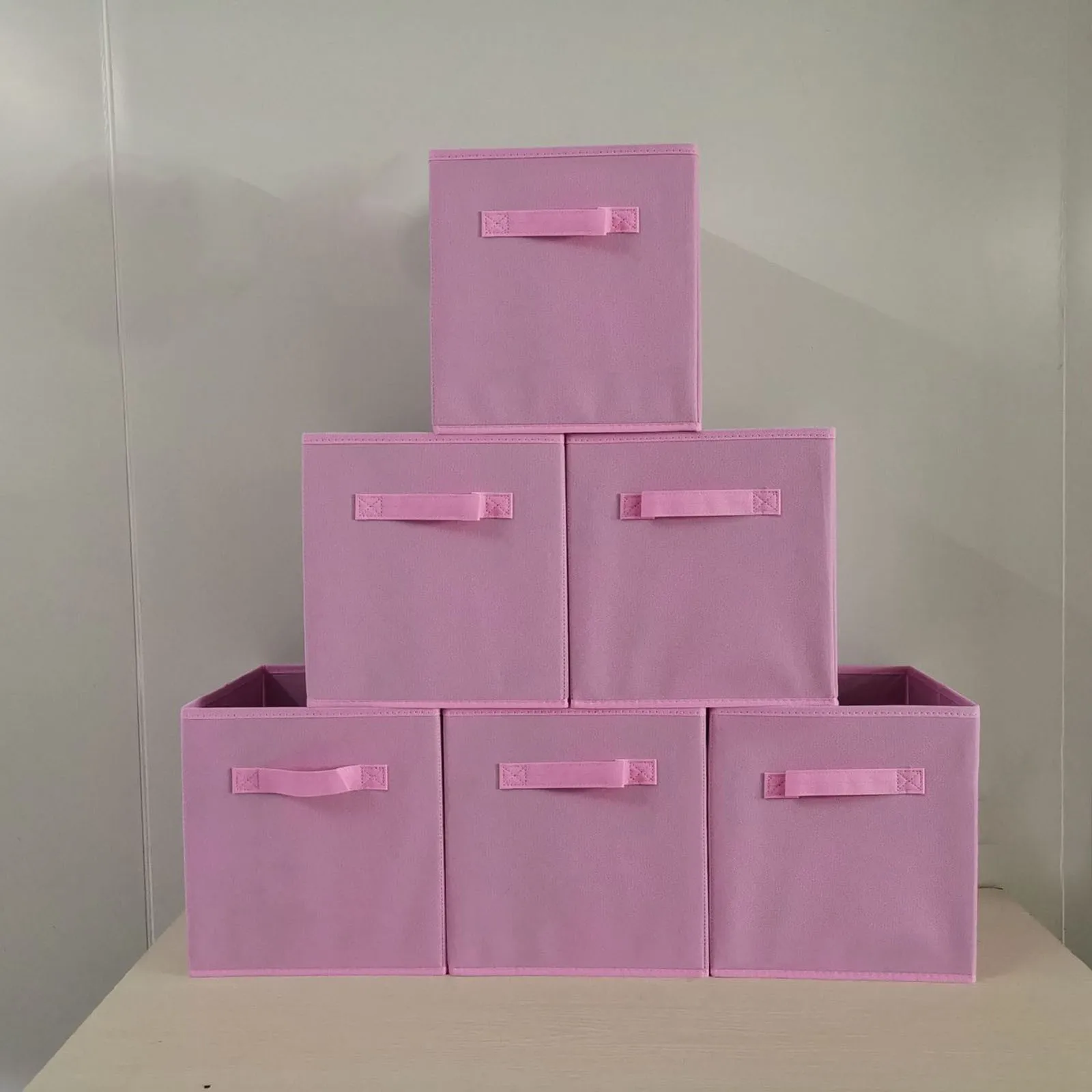 boîtes de rangement, ensemble de 6, boîte pliante, 30 x 30 x 30 cm, boîte en tissu, pour étagère cube, organisateur panier de rangement pour chambre à coucher, salon, paniers d'étagère boîtes de rangement, ensemble de 6, boîte pliante, 30 x 30 x 30 cm, boîte en tissu, pour étagère cube, organisateur panier de rangement pour chambre à coucher, salon, paniers d'étagère