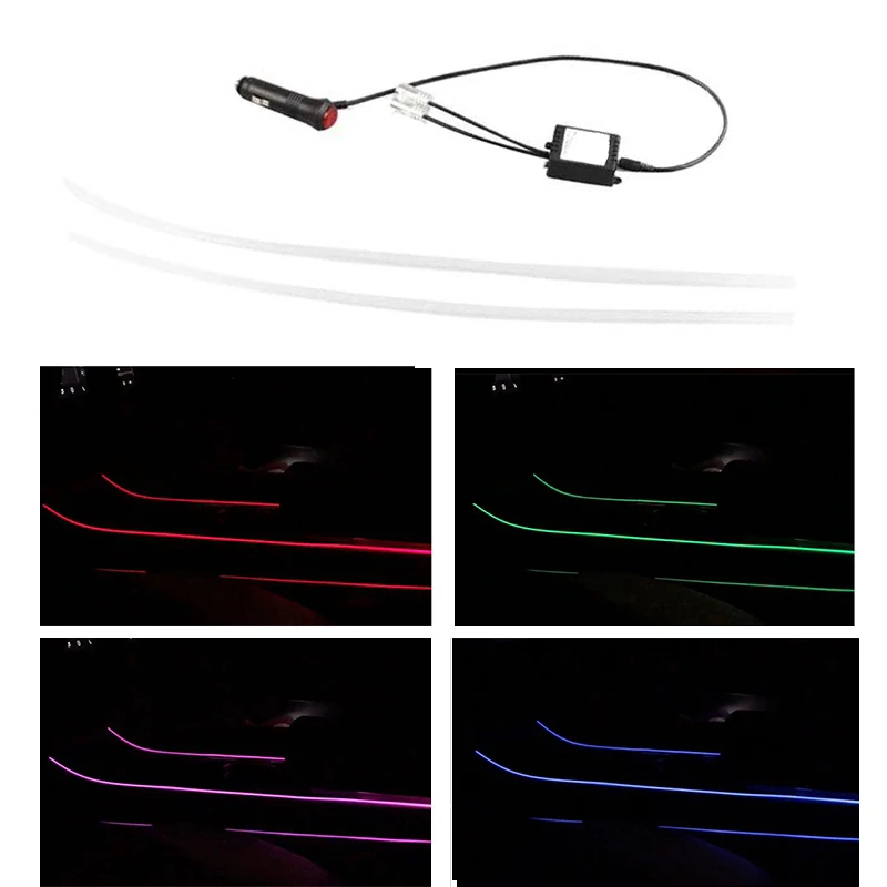 Для Tesla модель 3 модели Y неоновый светильник трубки RGB внутренняя Светодиодные