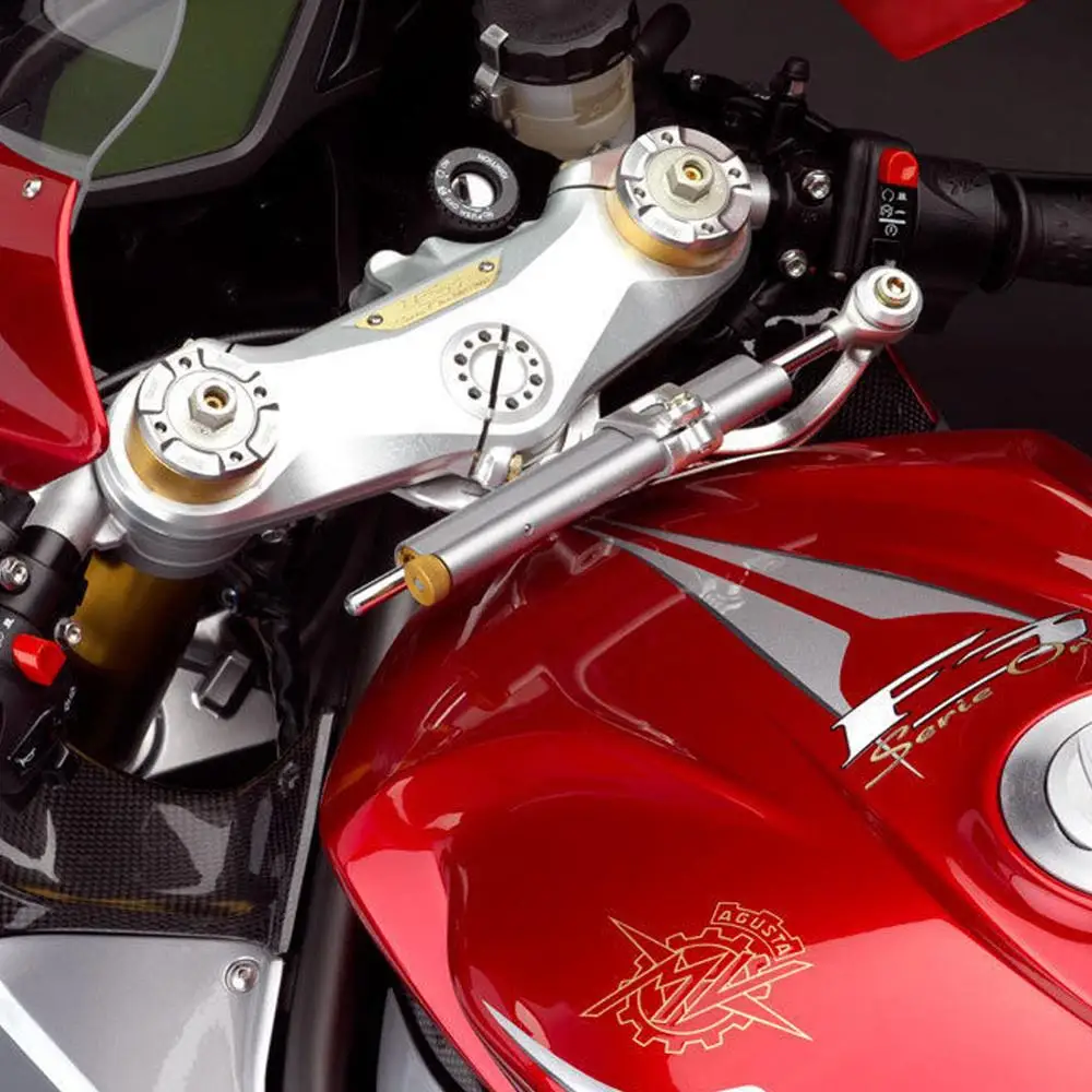 

For Honda MV AGUSTA F3 675 800 2012 2013 2014 CNC Steering Damper Stabilizer Set Linear Reversed With Mounting Bracket