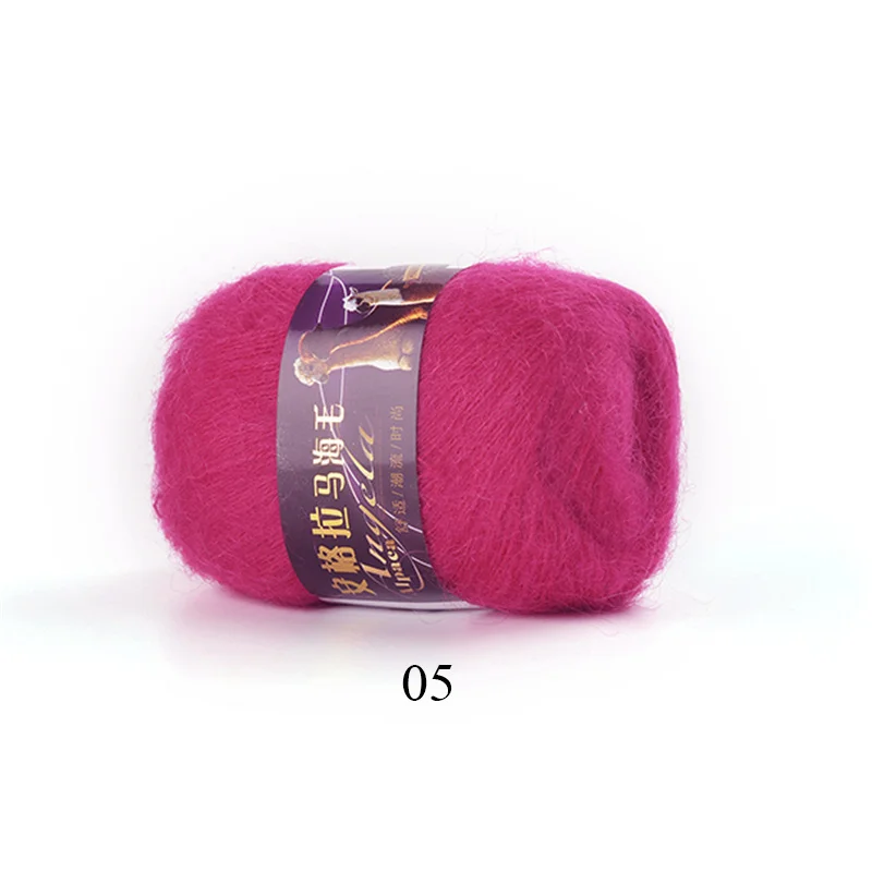 40 шт. мохеровая шерстяная пряжа для вязания крючком trapillo para tejer laine a tricoter vente en gros - Цвет: 05 40pcs