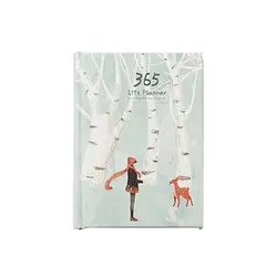 Agenda personnel 365 jours, carnet de notes à couverture rigide, planificateur pour journal intime au bureau, horaire hebdomadaire, 2019 