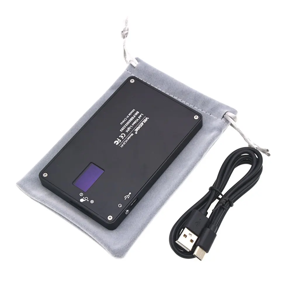 

VDL-01 Video Light Digital Display 96 LED Fill Lights With USB Charging Cable For DSLR Camera Video Camera Accessories