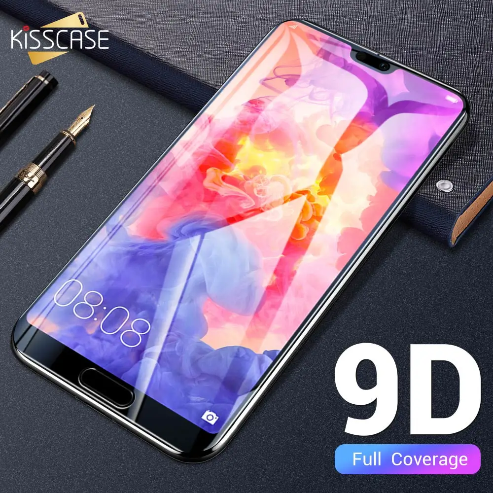 

KISSCASE 9 D Tempered Screen Protector For Huawei P20 P10 Lite P20 Pro P Smart Tempered Glass for Huawei Mate 10 Lite Glass Film