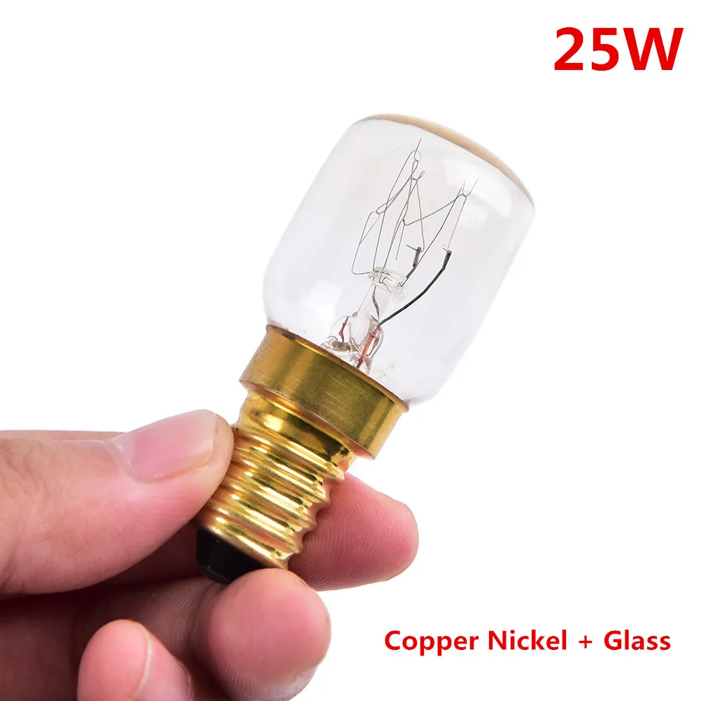 B 25W E14 220 V-240 V 15 W/25 W Высокая температура 300 градусов Цельсия печь тостер/Паровой светильник лампочки вытяжка лампы для микроволновой печи лампы - Цвет: B 25W
