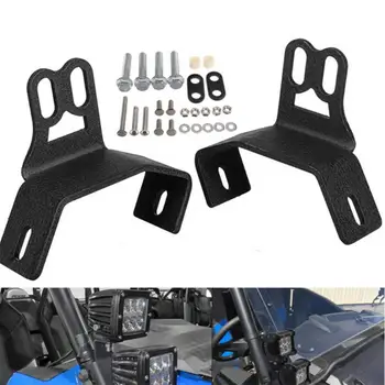 

Mount Iron Alloy Upper Roll Cage Bracket Side Pillar Work Light Bar Mounting Bracket for POLARIS RZR 900 800 XP XP4 1000