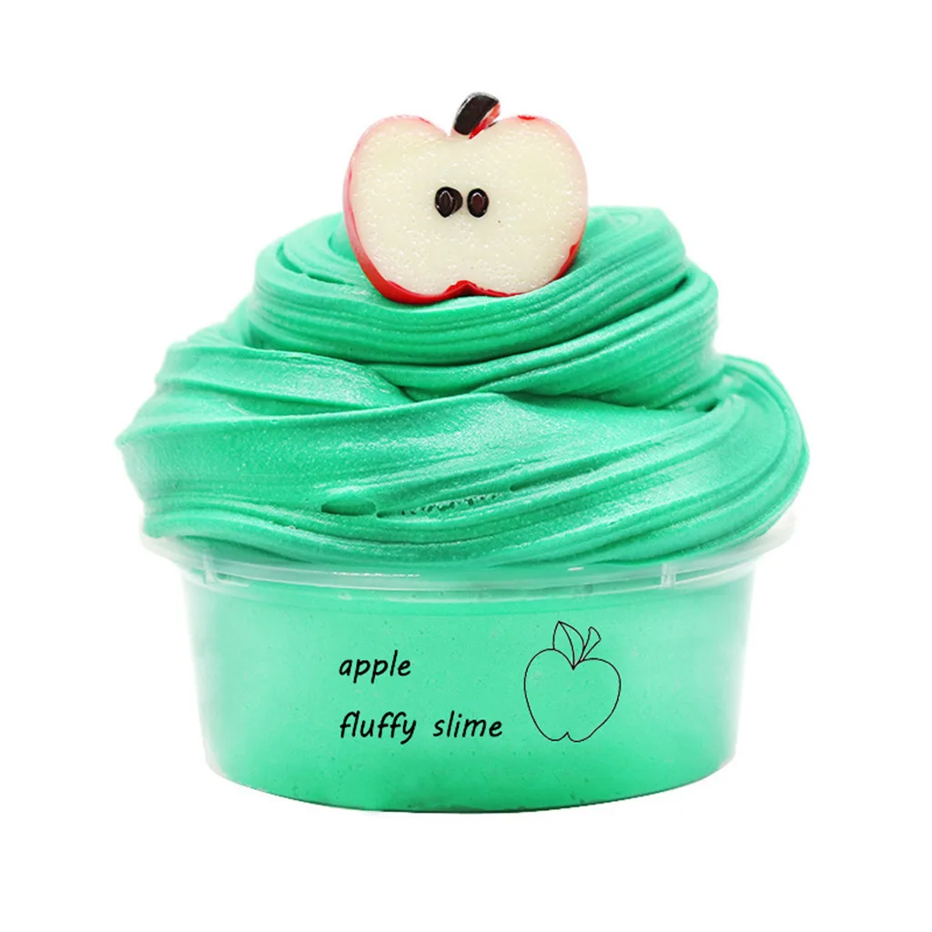 C HINST детские игрушки slime DIY Slimes поставки набор для фруктов облако Slimes ароматерапия давление детей Slime игрушка - Цвет: C