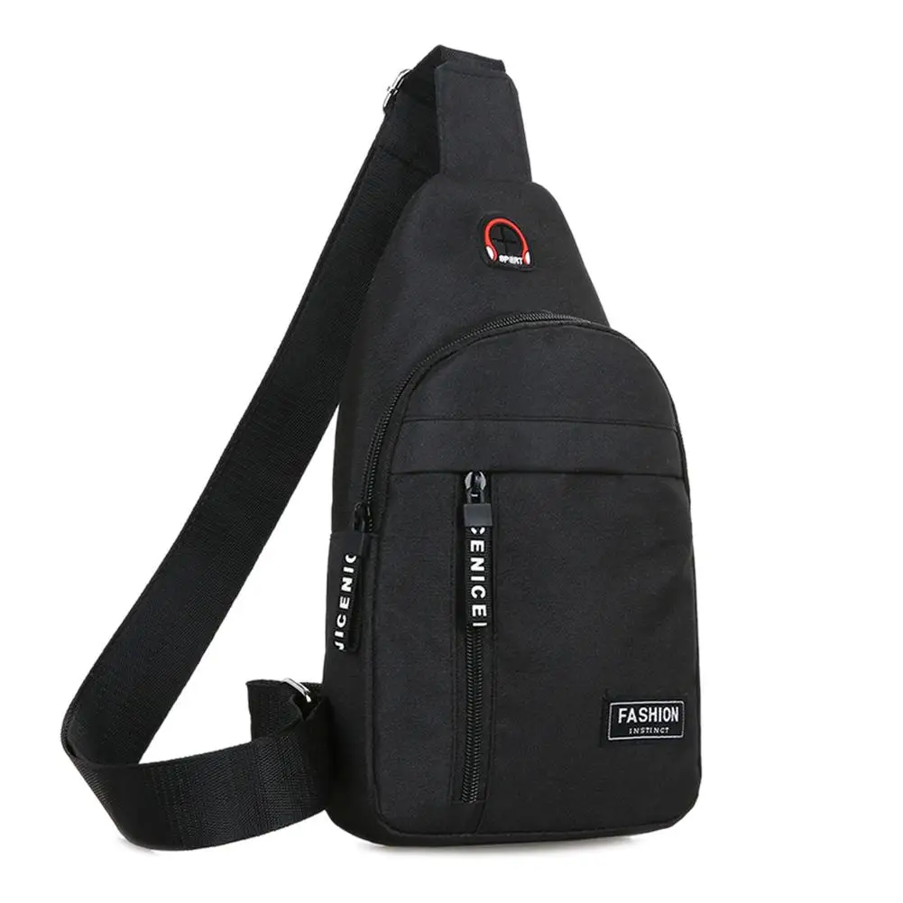 Men's Shoulder Bag Sling Chest Pack Sports Crossbody Handbag 