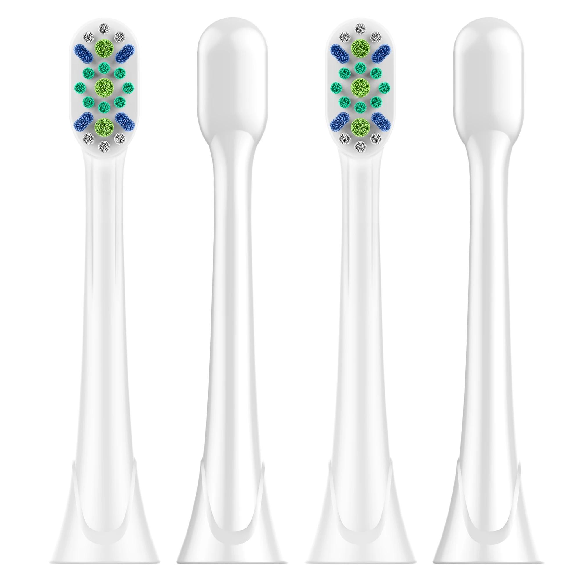 4 шт./лот насадки зубных щеток для PHILIPS Sonicare для HX9044 HX6064 HX6074 HX9024 HX6730 hx6062 HX6930