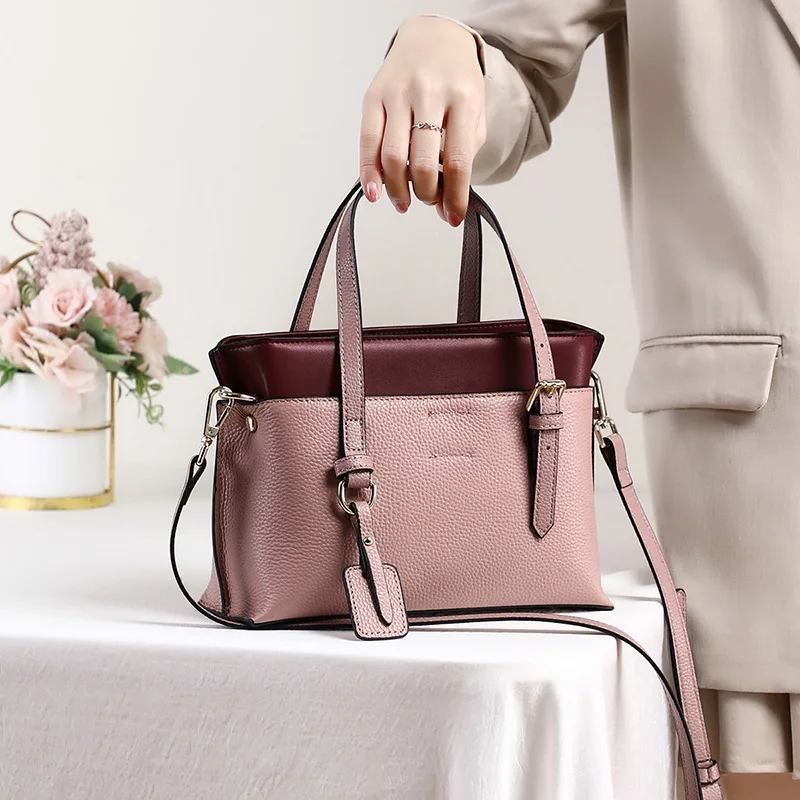 

Guangzhou Genuine Leather 2020 Will Capacity Handbag Slung Small Bag Woman Joker Single Shoulder Package Tide