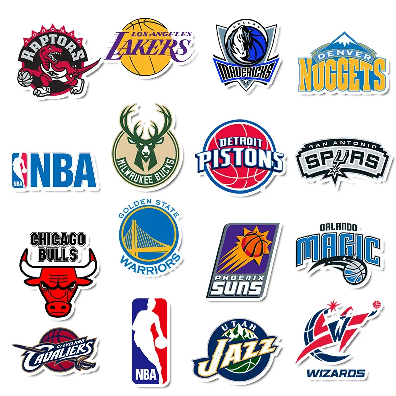 32 не повторяйте баскетбольный мяч логотип наклейка s Набор аниме игрушка наклейка для багажа Скейтборд мотоцикл ноутбук Водонепроницаемая наклейка