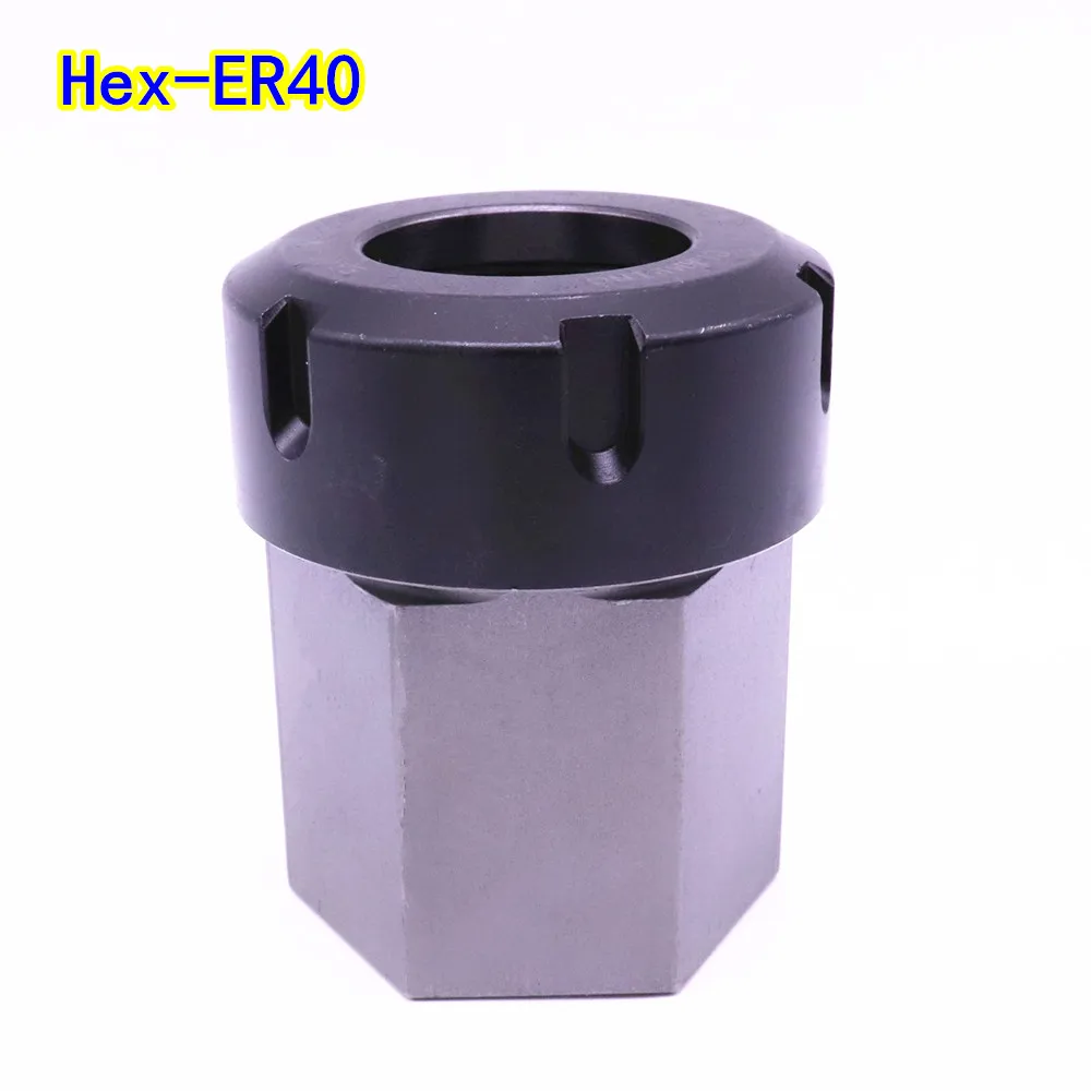 1PCS Hard Steel Hex ER25 ER32 ER40 Collet Chuck Block Hexagon Shank Spring Chuck Collet Holder For CNC Lathe Engraving Machine spring collet collet chuck spring collet chuck engraving collet chuck