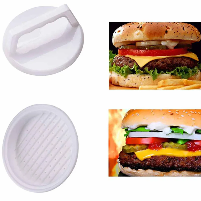 Гамбургер пищевой пластик гамбургер пирожки барбекю машина плесень производитель кухонные инструменты