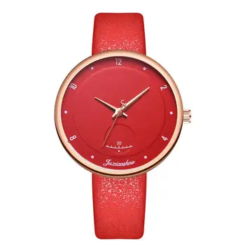 

montre dame 2020 New Leather Strap Women Watches 38 MM Big Dial Quartz Luxury Ladies Watch Reloj Mujer wristwatch women