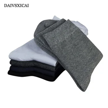 

4Pairs/lot=8pieces Autumn Winter Pure Man Cotton Socks Retro Sports Socks Men Striped Breathable Two Bar Long Socks Male