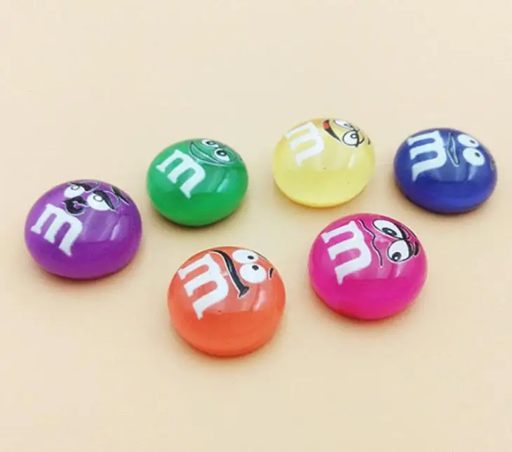 Mixed style 200pcs Каваи Flatback смолы прозрачный шоколад M бобы конфеты кабошоны для самостоятельного изготовления украшения для скрапбукинга телефон Ремесло украшения оптом - Цвет: Mixed style 200pcs