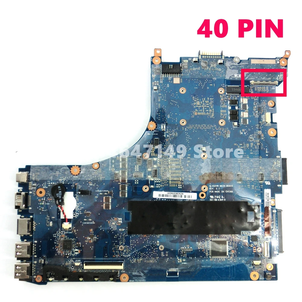  GL552VX I5-6300 /I7-6500 CPU GTX950M Video Card Mainboard For ASUS ROG GL552V GL552VX GL552VW GL552