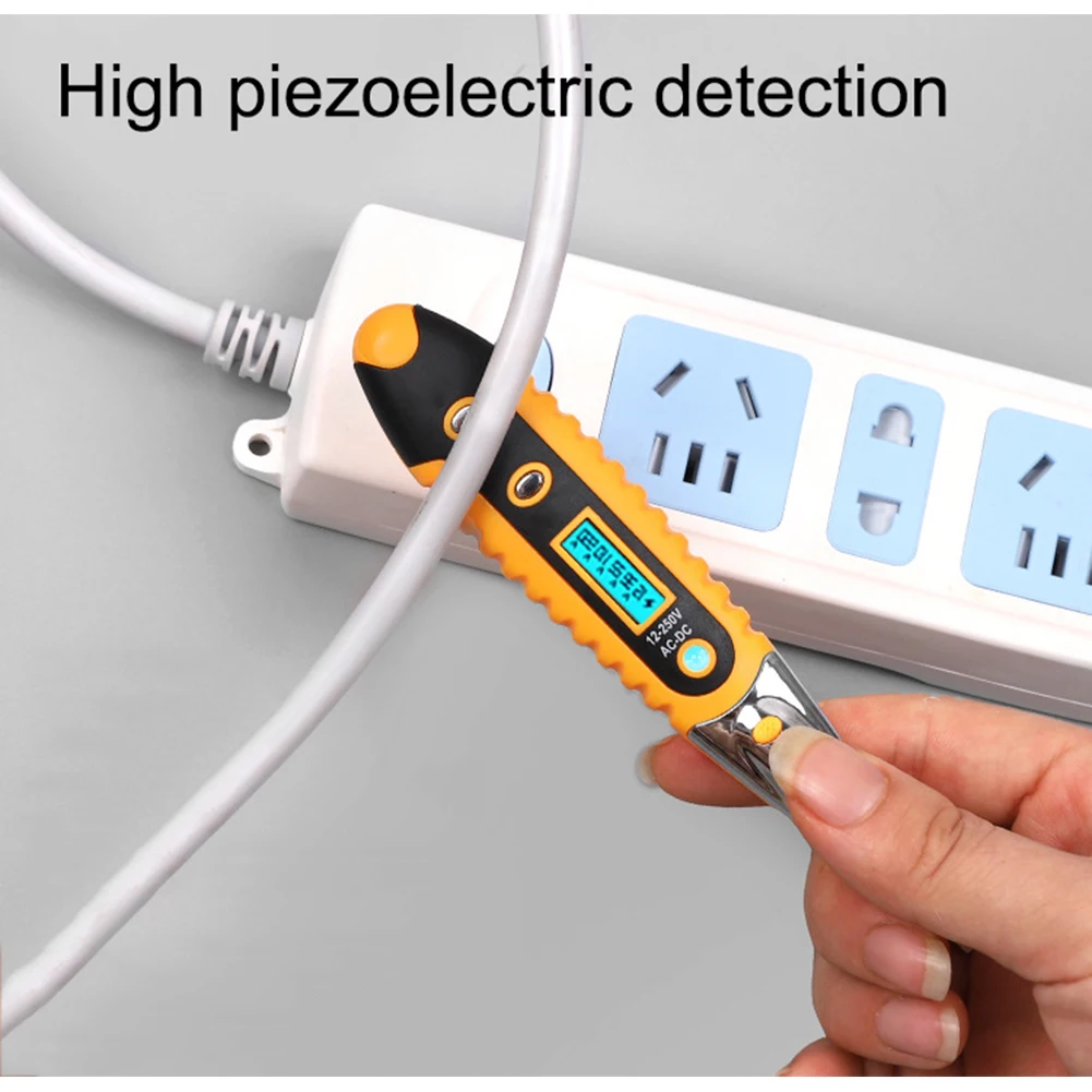 Контактный тестер ручка 12-220 В детекторы напряжения переменного тока тест er метр вольт ток Электрический тест карандаш многофункциональный инструмент