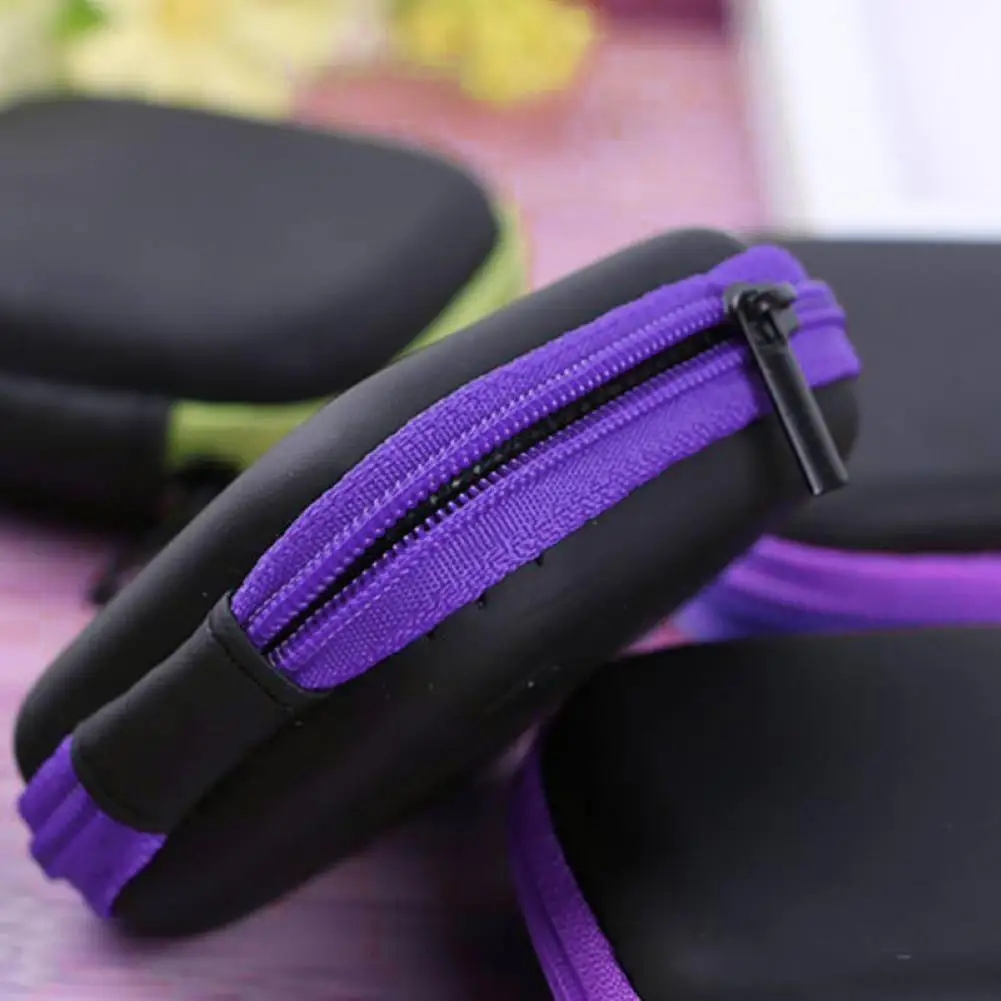 

Mini Square EVA Storage Box Case Earphone USB Charger Cable Data Wire Cord Line Organizer Protective Box Bag Container