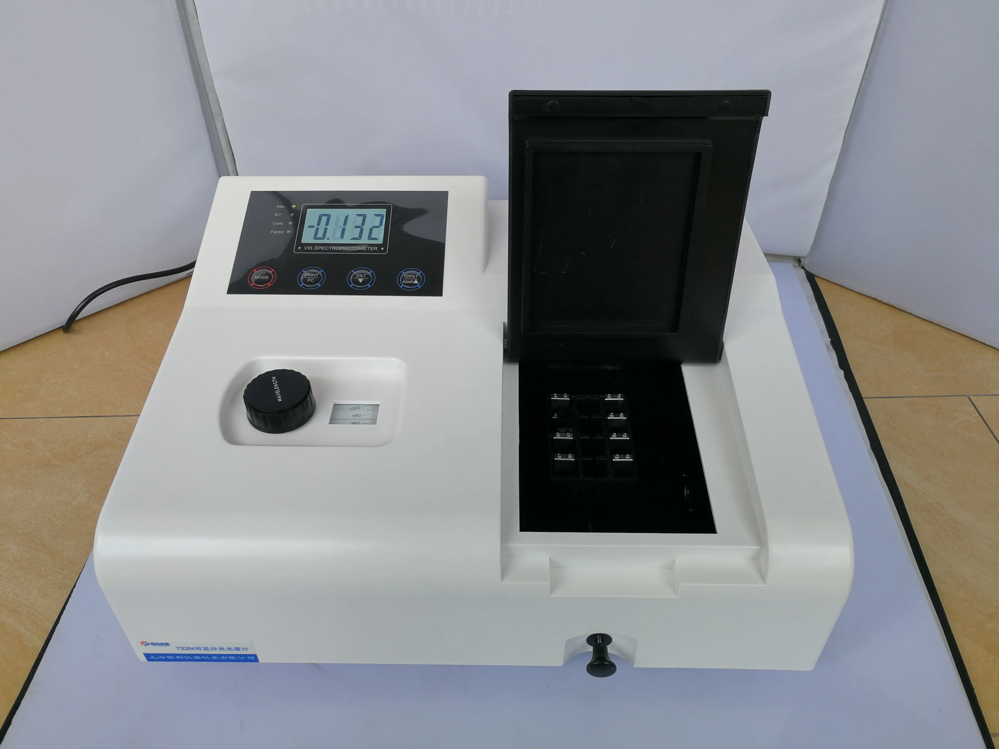 722N, Model UV Visible Spectrometer Laboratory Spectrophotometer 220V Wavelength 320-1020 nm