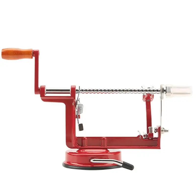 

Stainless Steel 3 in 1 Apple Peeler Fruit Peeler Slicing Machine Apple Fruit Machine Peeled Tool Creative Home Kitchen