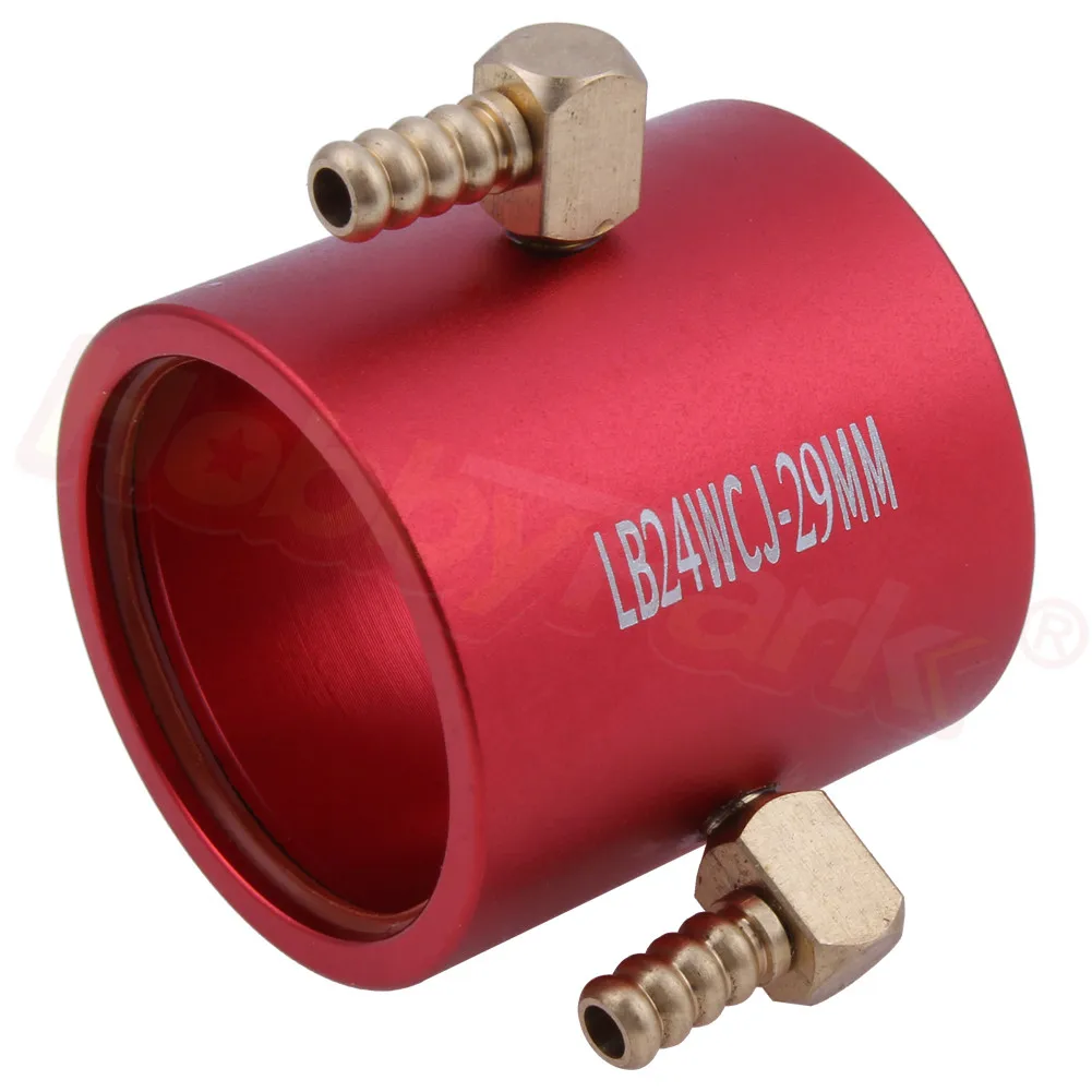 Алюминий 24 мм RC лодочный мотор водяного охлаждения куртка с впускной и выходной