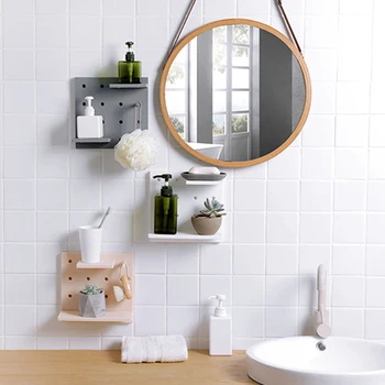 

wall hanging rack living balcony flower stand wall hole plate put green plant fleshy flower wall wall hanging rack