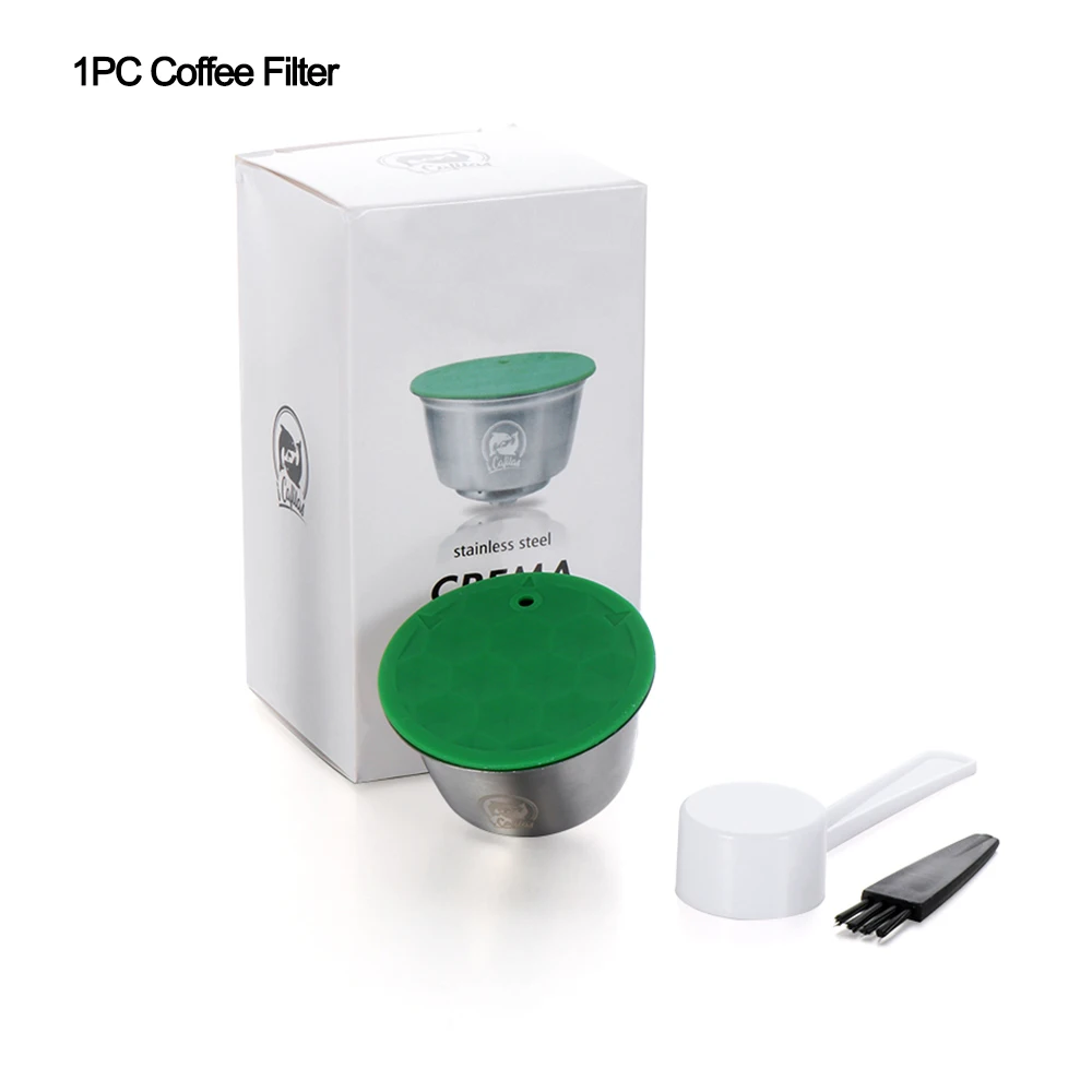 Coffee Filter Я Cafilas из нержавеющей стали многоразовые кофейные капсулы чашки фильтр корзина капсулы с кофе для dolcegusto бытовой многоразовые капсулы - Цвет: Coffee Filter
