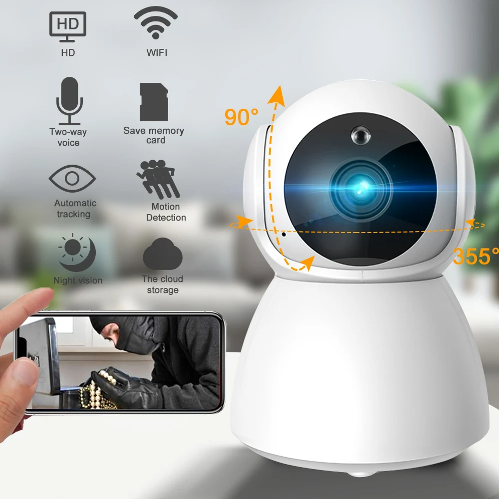 1080P 720P IP камера безопасности WiFi Беспроводная CCTV камера наблюдения ИК ночного видения P2P детский монитор камера для домашних животных