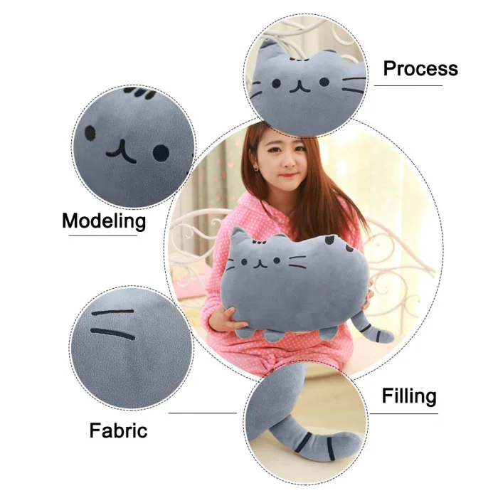 Kawaii кошки плюшевые подушки милые животные Catty плюшевые игрушки куклы для детские домашние декорации MYDING