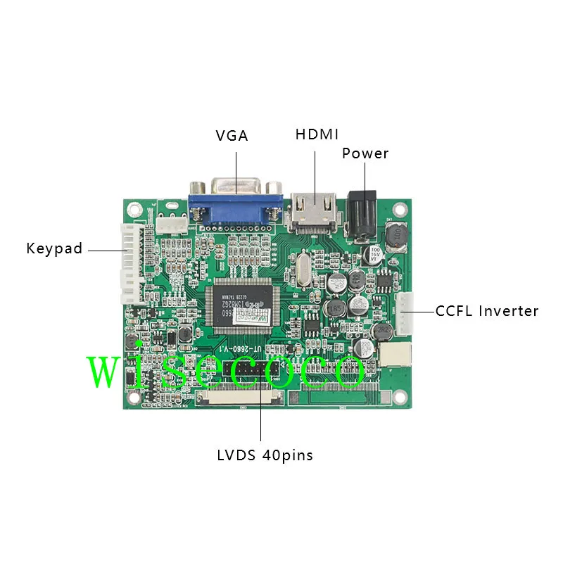 10,1 дюймов HD 1280*720 емкостный дисплей HDMI VGA lvds-дисплей контроллер экрана ЖК-драйвер платы Raspberry pi панель модуль