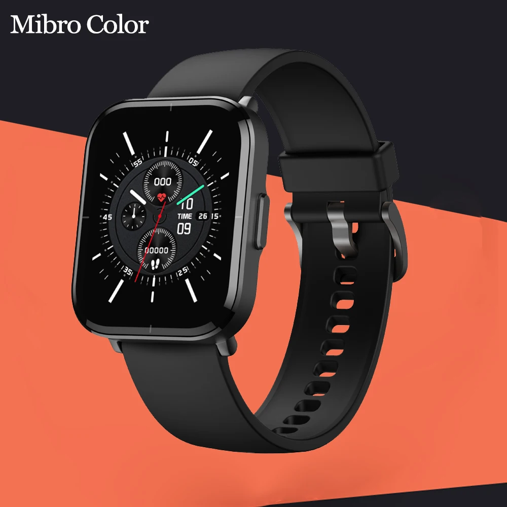 Mibro Color Smartwatch 5ATM Waterproof Heart Rate Tracker 270mAh Battery Smart Watch for Women Men iOS Android Sport Smartwatch