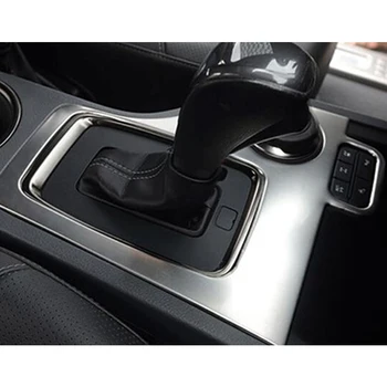 

Stainless Steel Car Styling For Ford Ranger 2016 2017 Accessories Car Gear Shift Knob Frame Panel Decoration Cover Trim