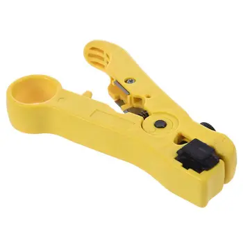 

2x RG6 RG59 RG11 Coax Coaxial Cable Crimper + Stripper Compression Hand Tool Blue Yellow