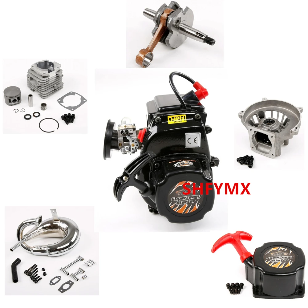 Багги Rc Nitro двигатель 45cc бензиновый и запасные части Аксессуары для масштаба 1/5