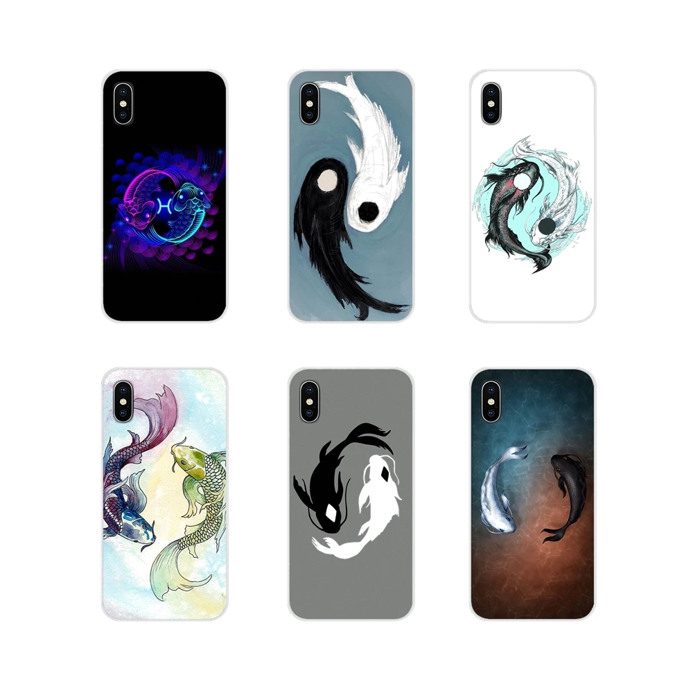 Чехлы для телефонов Samsung Galaxy A3 A5 A7 A9 A8 Star A6 Plus 2018 2015 2016 2017 Koi Yin Yang Fish аксессуары |