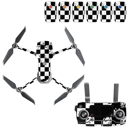 Граффити наклейка Skins Комплект для DJI Mavic 2 Drone Body sticker пустынный камуфляж наклейки аксессуары для кожи Mavic 2 PRO/Zoom