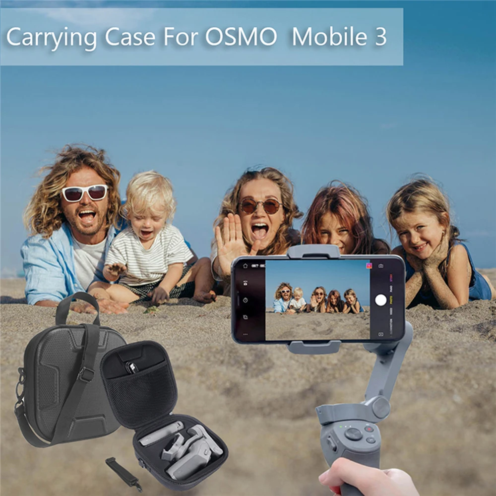 Дорожный Чехол для OSMO Mobile 3 карданный стабилизатор водонепроницаемая сумка для хранения с плечевым ремнем