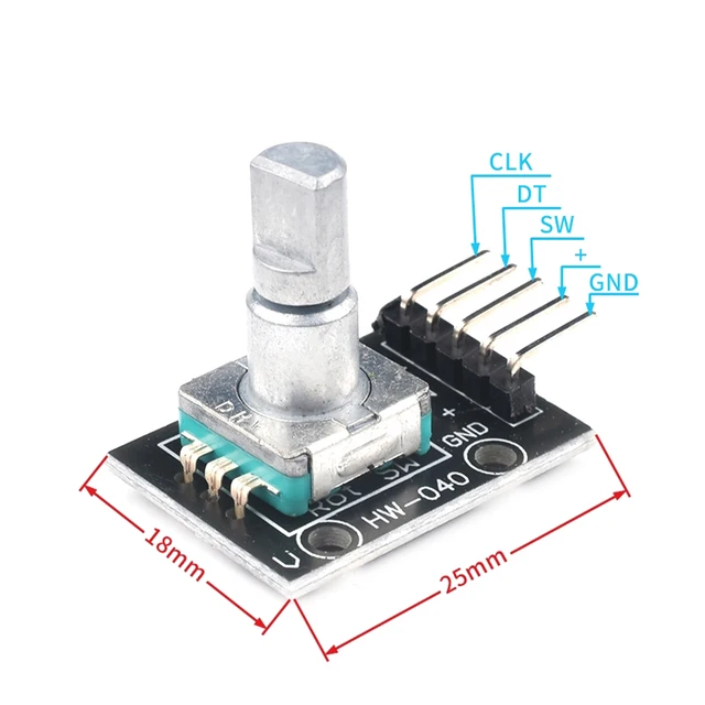 Position Control Module 6PCS KY-040 With Push Button - 360 Degree ...