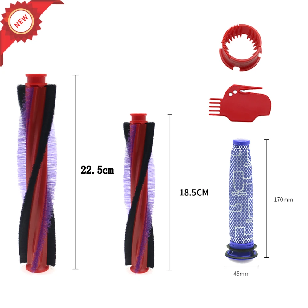 

nylon bristle roller and filter replacement brush for DYSON V6 brush DC59 DC62 SV073 SV03 963830-01 motorized floor brush bar