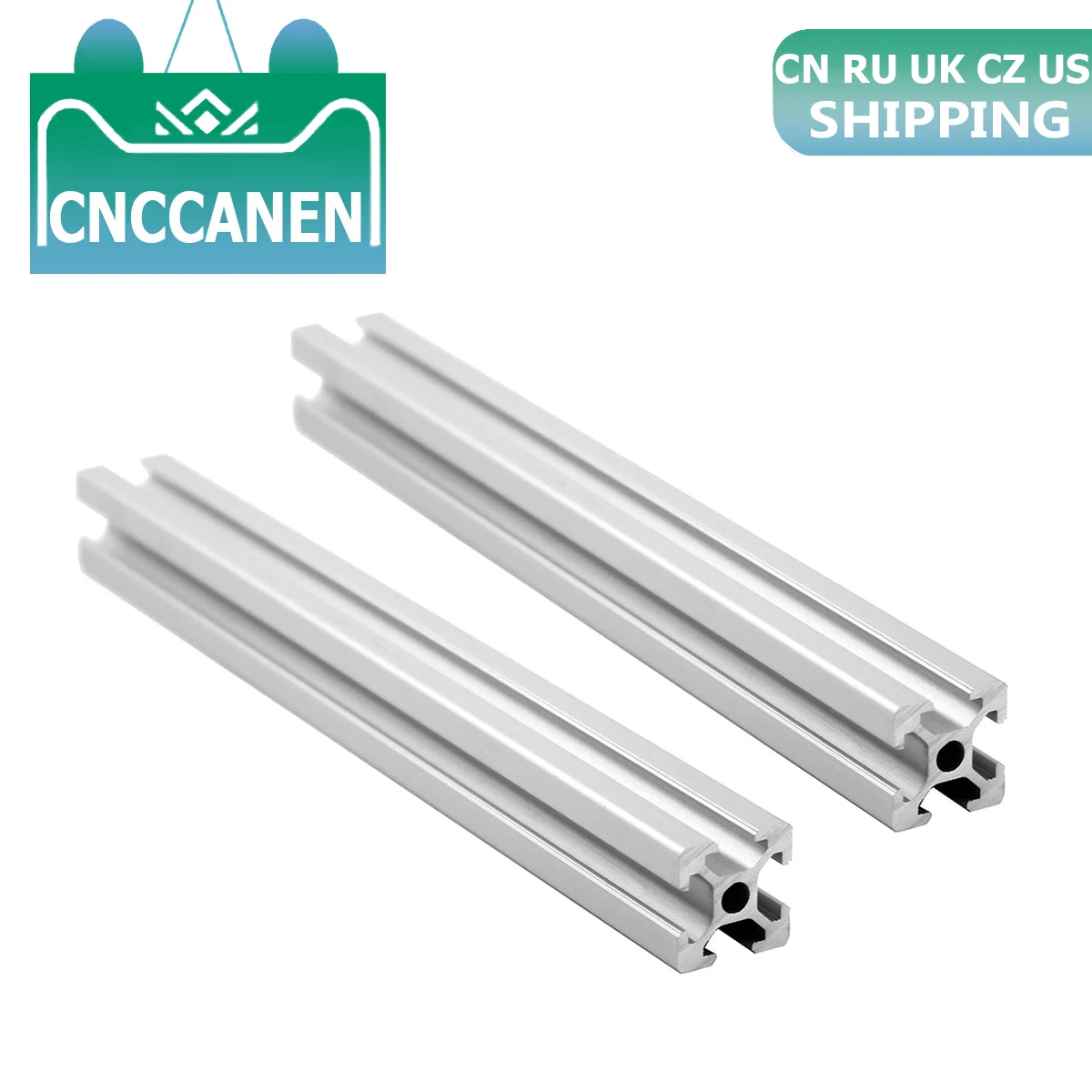 2 sztuk 2020 aluminium profil wytłaczane Profile aluminiowe 2020 europejski Standard szyna liniowa prowadnica liniowa 100mm do 2000mm długość dla CNC 3D części drukarki CZ usa w wielkiej brytanii