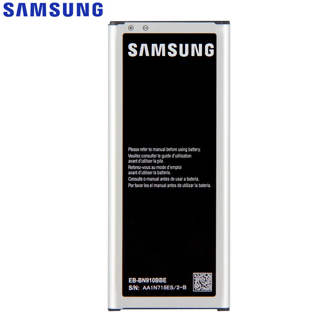 Оригинальный аккумулятор Samsung для Galaxy NOTE4 N910a N910V N910C NOTE 4 N910u N910F N910H|Аккумуляторы