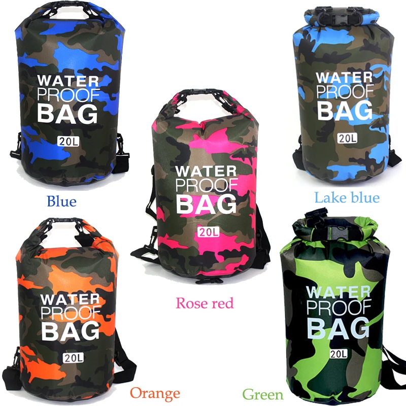 Outdoor Portable Rafting Diving Dry Bag Sack PVC Waterproof Folding BagBR 